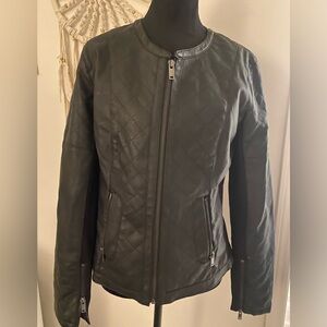 Harve’ Bernard Faux Leather jacket sz M